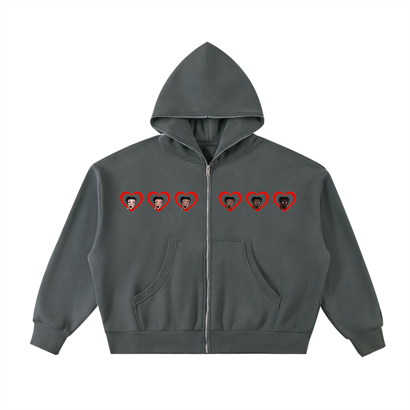 Betty's Full-Zip Boxy Hoodie