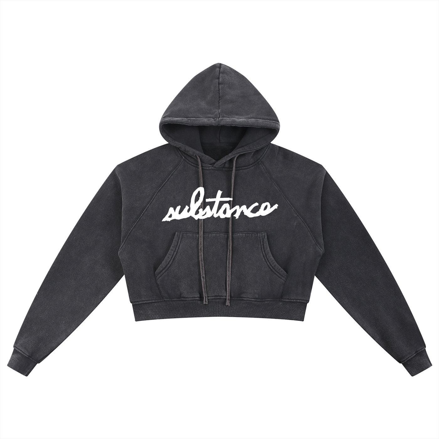 5starVik's  Washed Cropped Hoodie