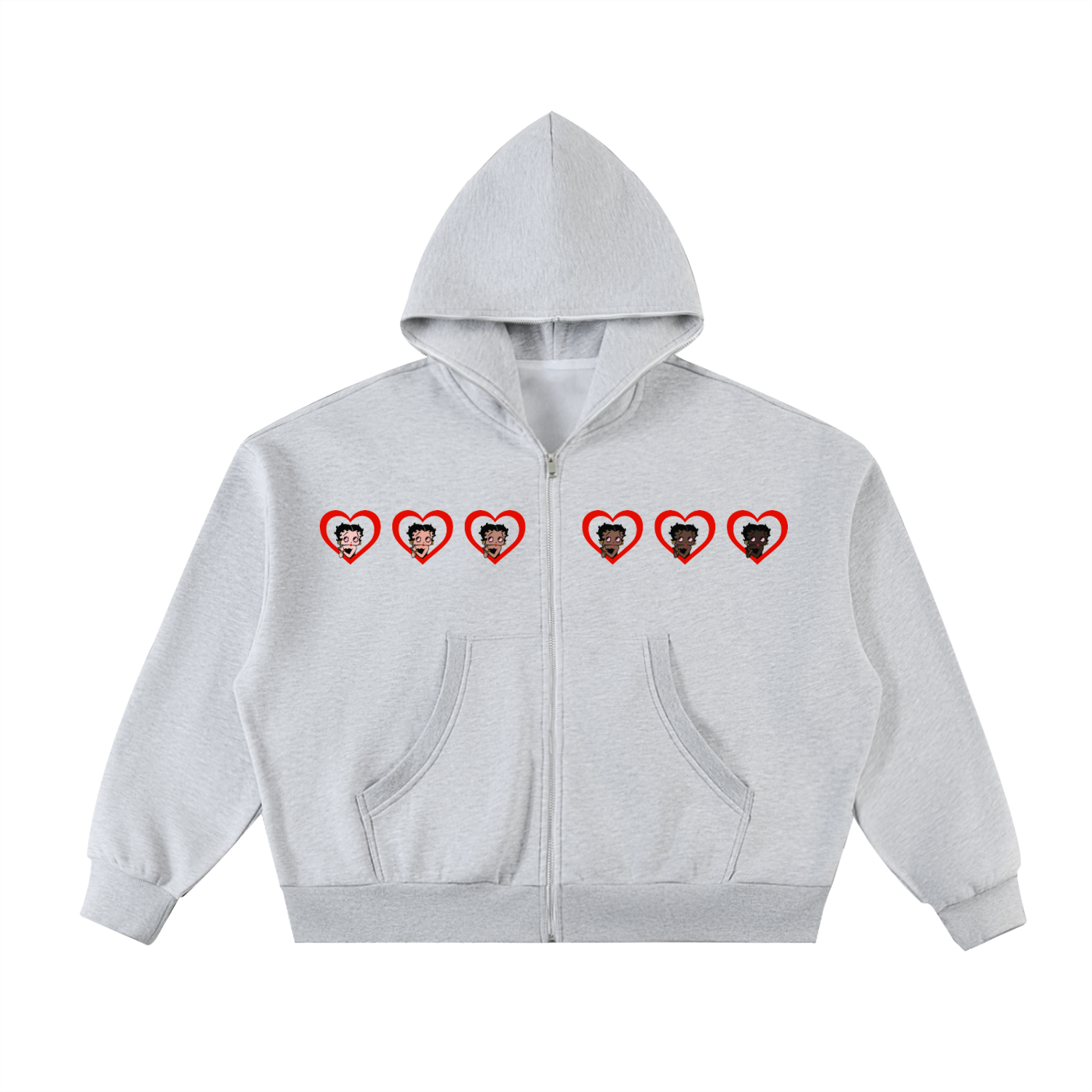 Betty's Full-Zip Boxy Hoodie