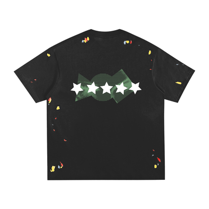 5starVik's Paint Splatter T-Shirt