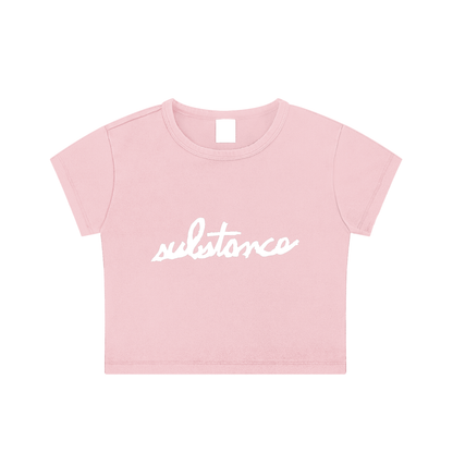 5starVik's  Snow Washed Crop Top