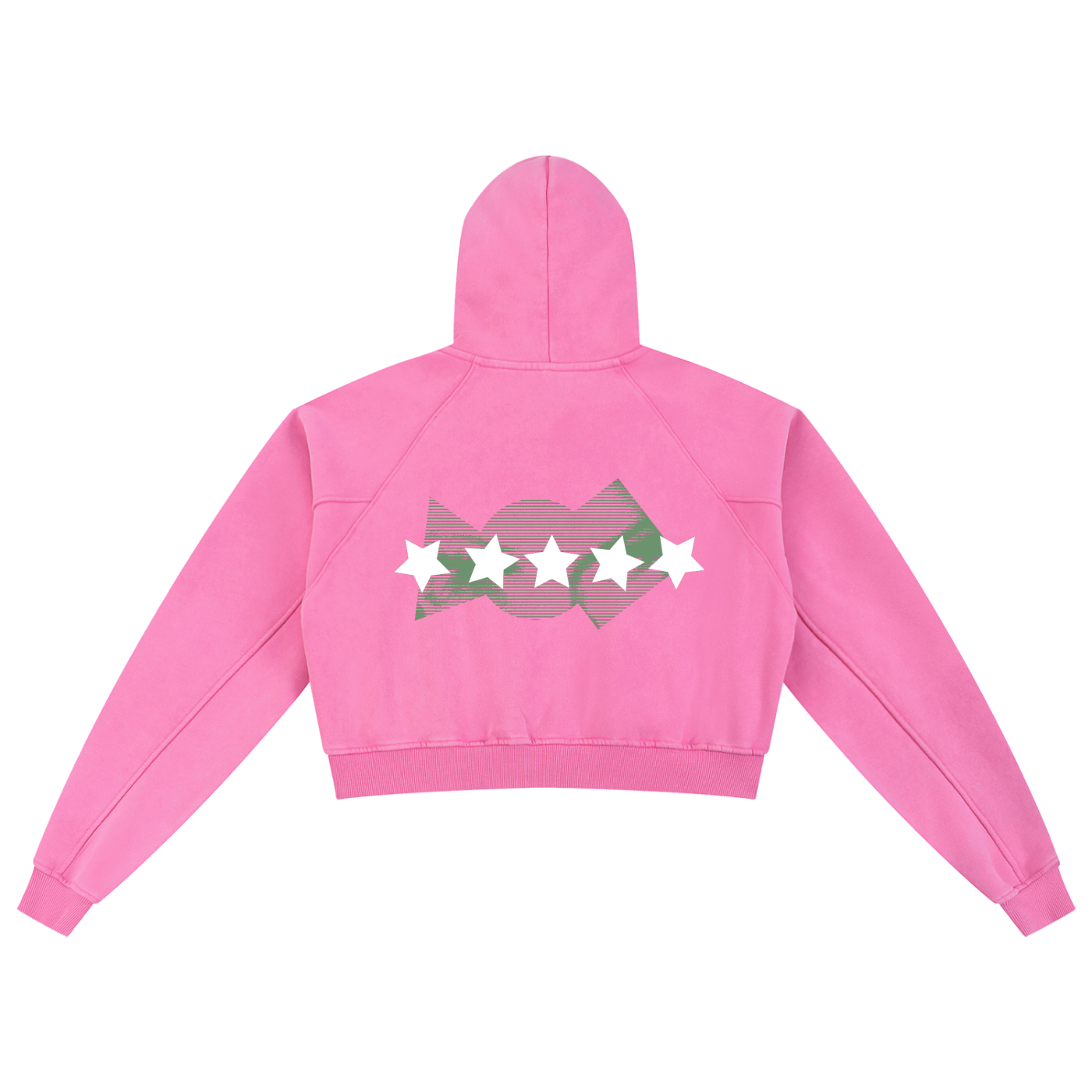 5starVik's  Washed Cropped Hoodie