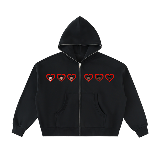 Betty's Full-Zip Boxy Hoodie